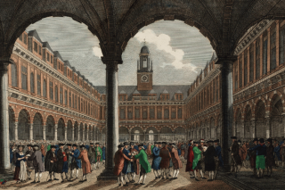 The Amsterdam Stock Exchange by P. Fouquet (1729–1800)